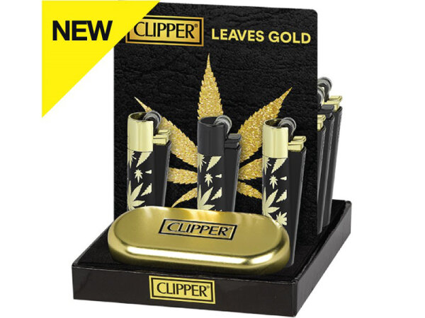 CLIPPER Metal " Leaves Gold"