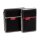 ZIGARETTEN ETUI Schwarz Kunstleder Gr. 2 für12 Zigaretten schwarz/weiß