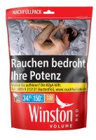 WINSTON Volumen Tabak Red Zip XXXL Nachfüllpack 160...