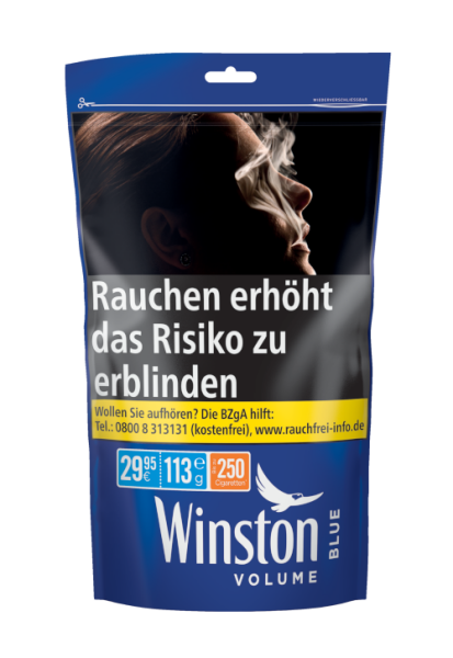 WINSTON Volumen Tabak XXL Blue 110  Gramm