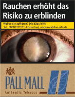 PALL  MALL AUTHENTIC BLUE Super 8x33 Zigaretten