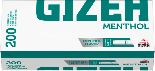 GIZEH Menthol Filterhülsen (200 Stück)