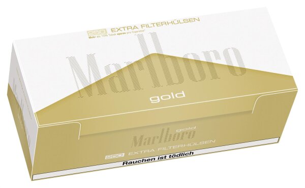 MARLBORO GOLD Extra Hülsen 250 Stück